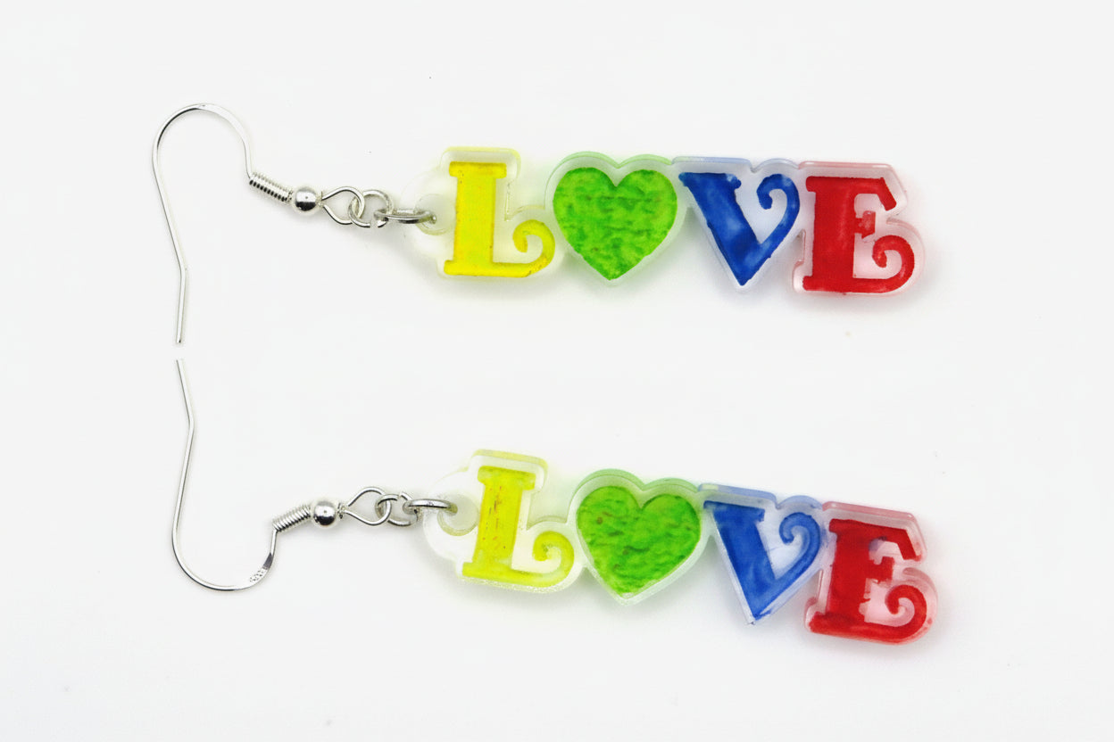 Puzzle of Love: Autism Awareness Heart Earring