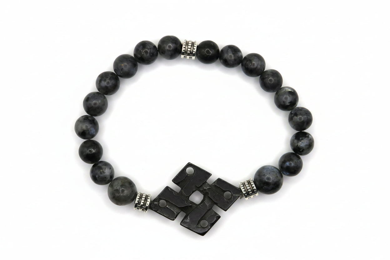 Black Obsidian: Celtic Knot Protection Bracelet