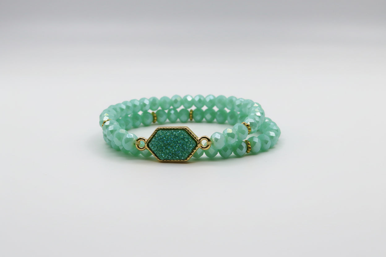 Mint Green Women's Bracelet Set