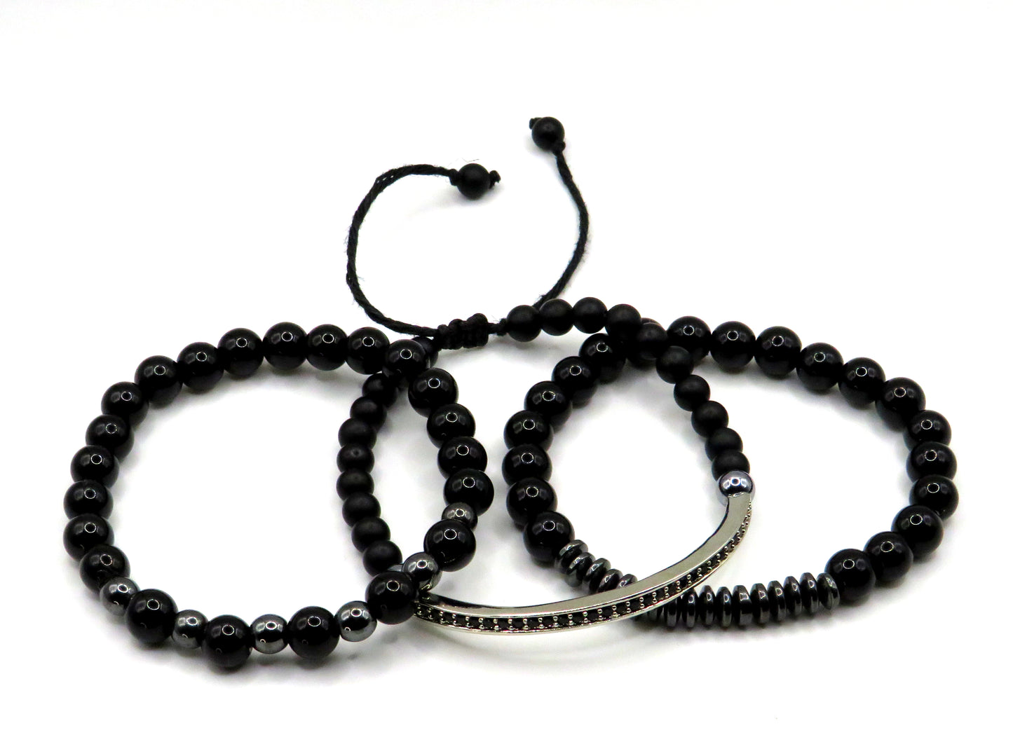 Hematite/Black Onyx