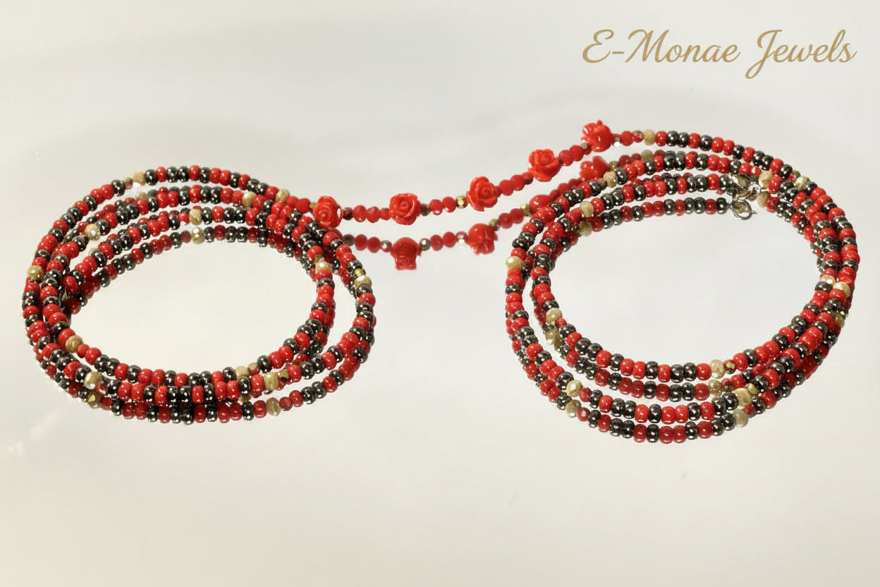 Rose Waist beads - E-monaejewels "LLC"