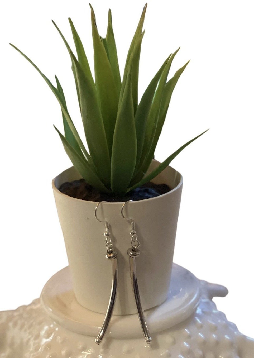 Silver earrings - E-monaejewels "LLC"