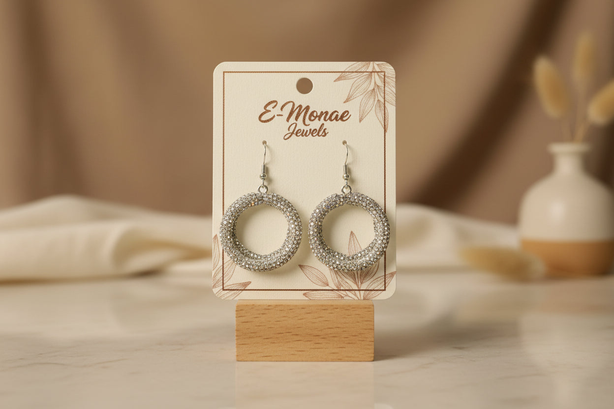 Silver Rhinestone - E-monaejewels "LLC"