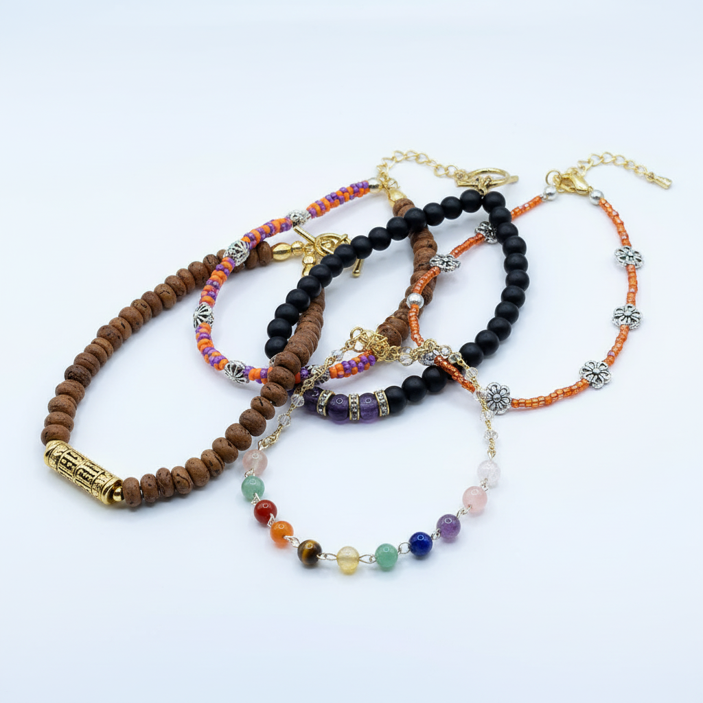 handmade Anklets are great for that day at the beach. | E-monaejewels "LLC"