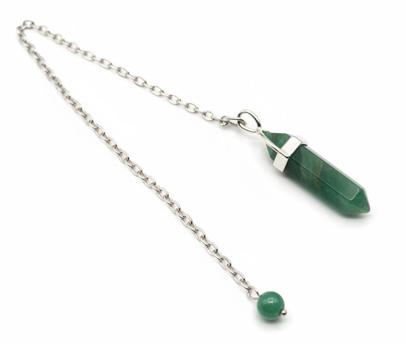  Green Aventurine — Abundant Luck  Pendulum By E-monae Jewels.