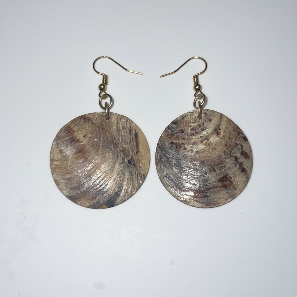 Coastal Shell Hook Earrings
