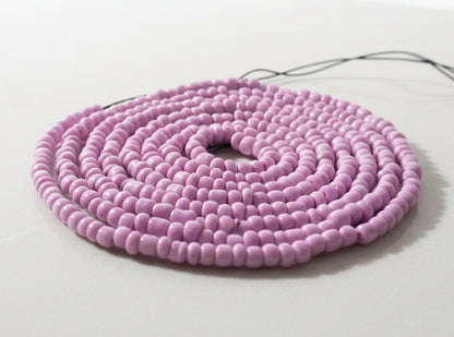 Purple waist beads