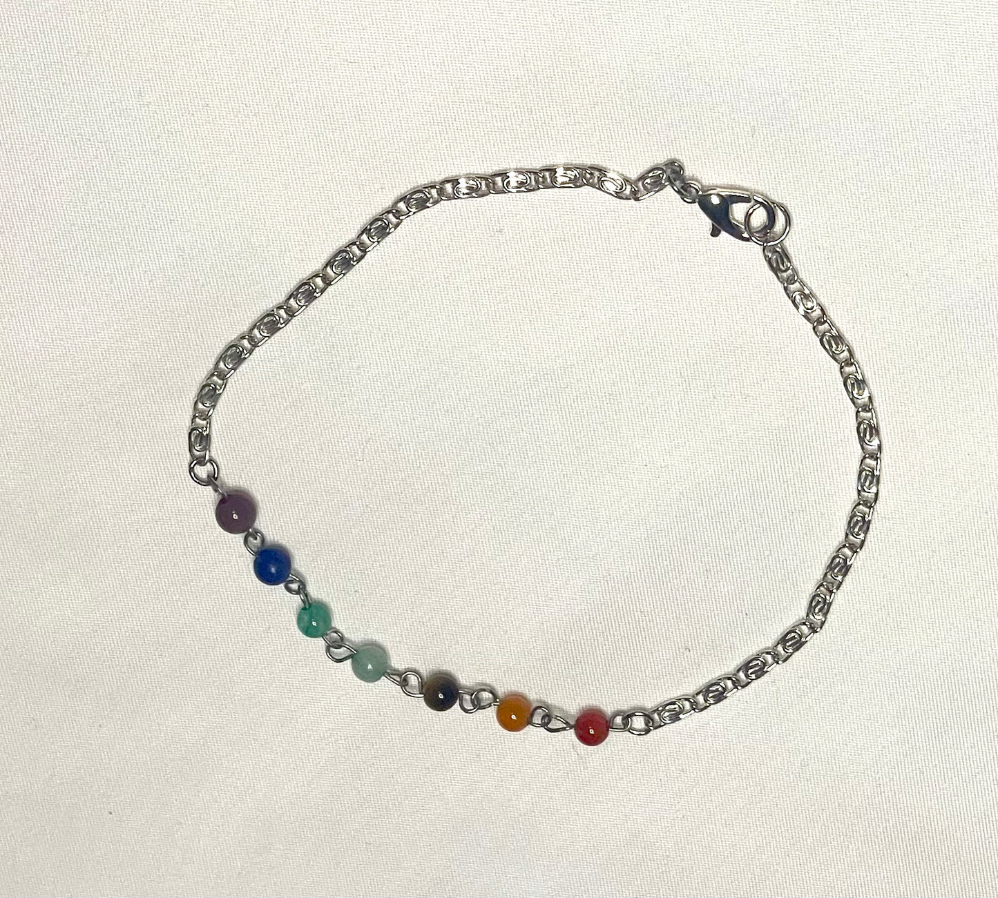 7 Chakra Anklet