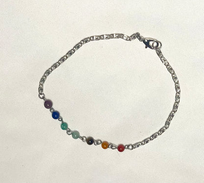 7 Chakra Anklet