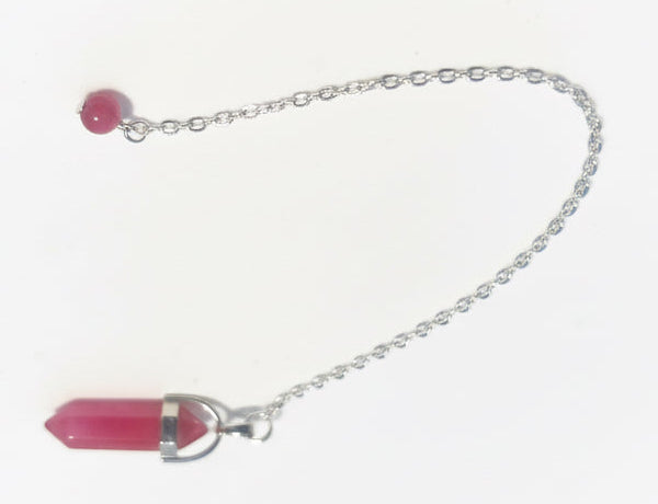 Cherry Quartz-Loving Energy Pendulum By E-monae Jewels 