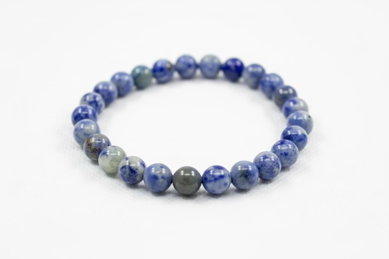 Sodalite beaded bracelet