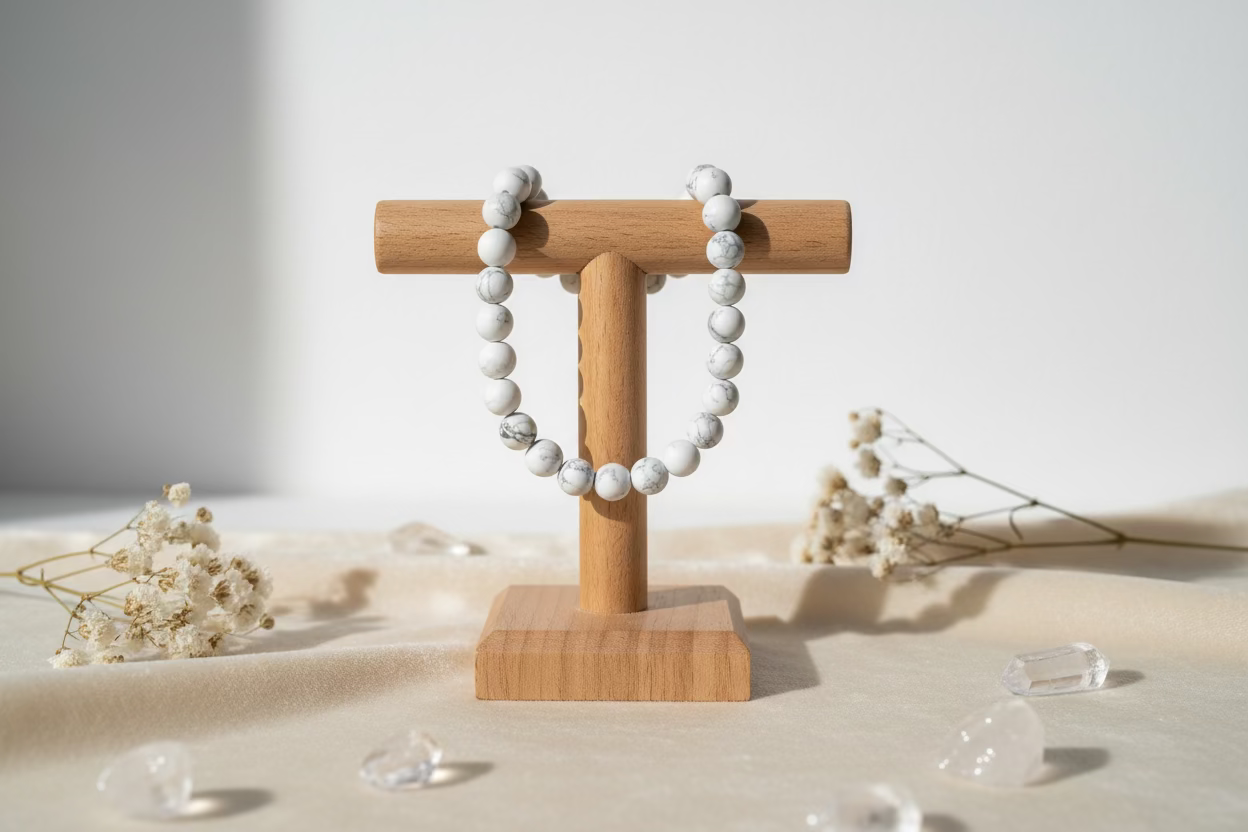 Howlite Beaded Bracelet