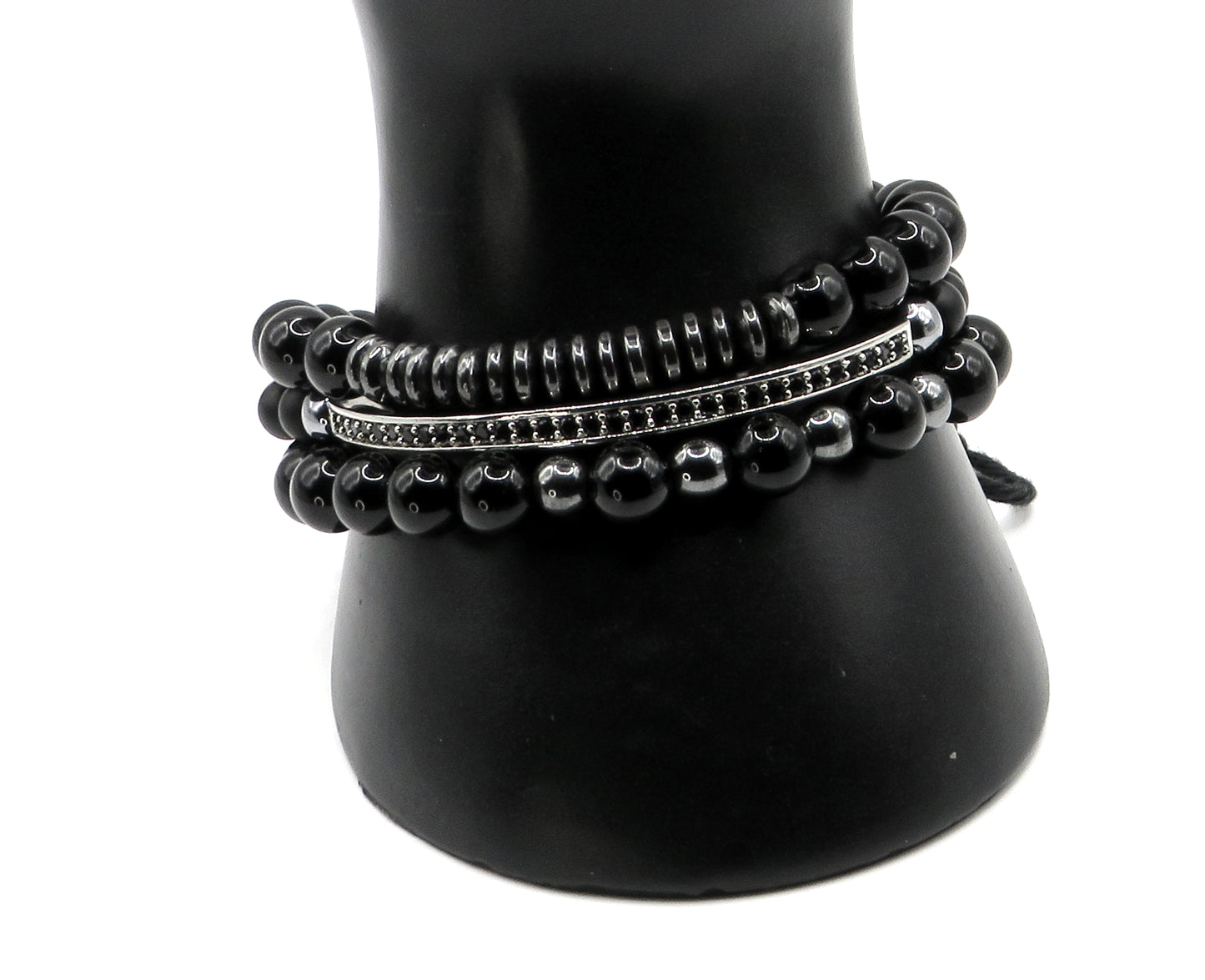Hematite/Black Onyx