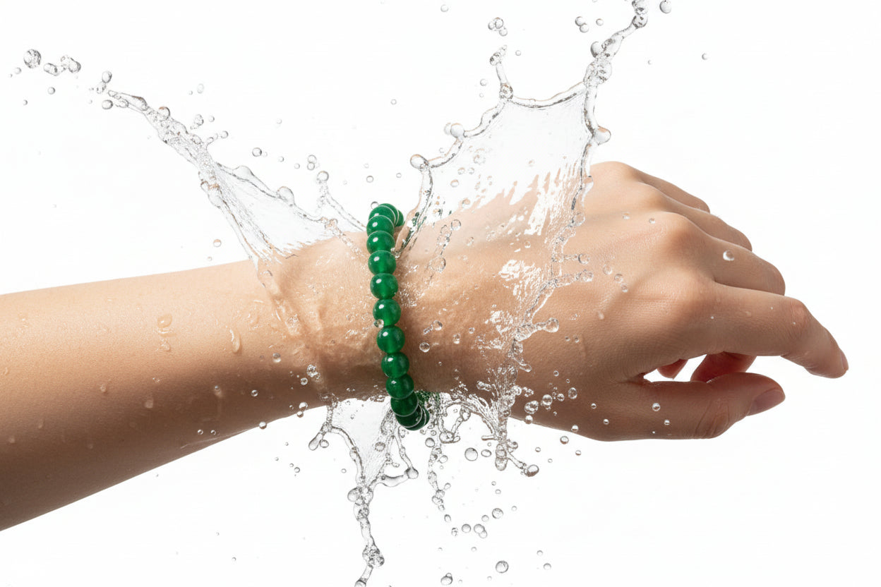 Green Agate Bracelet: Balance & Harmony