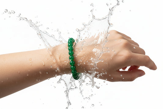 Green Agate Bracelet: Balance & Harmony