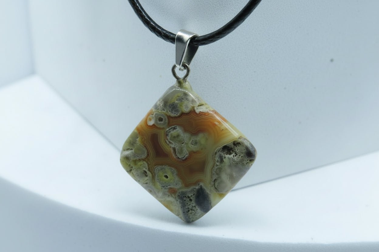 Spiderweb Jasper Necklace: The Stone of Destiny