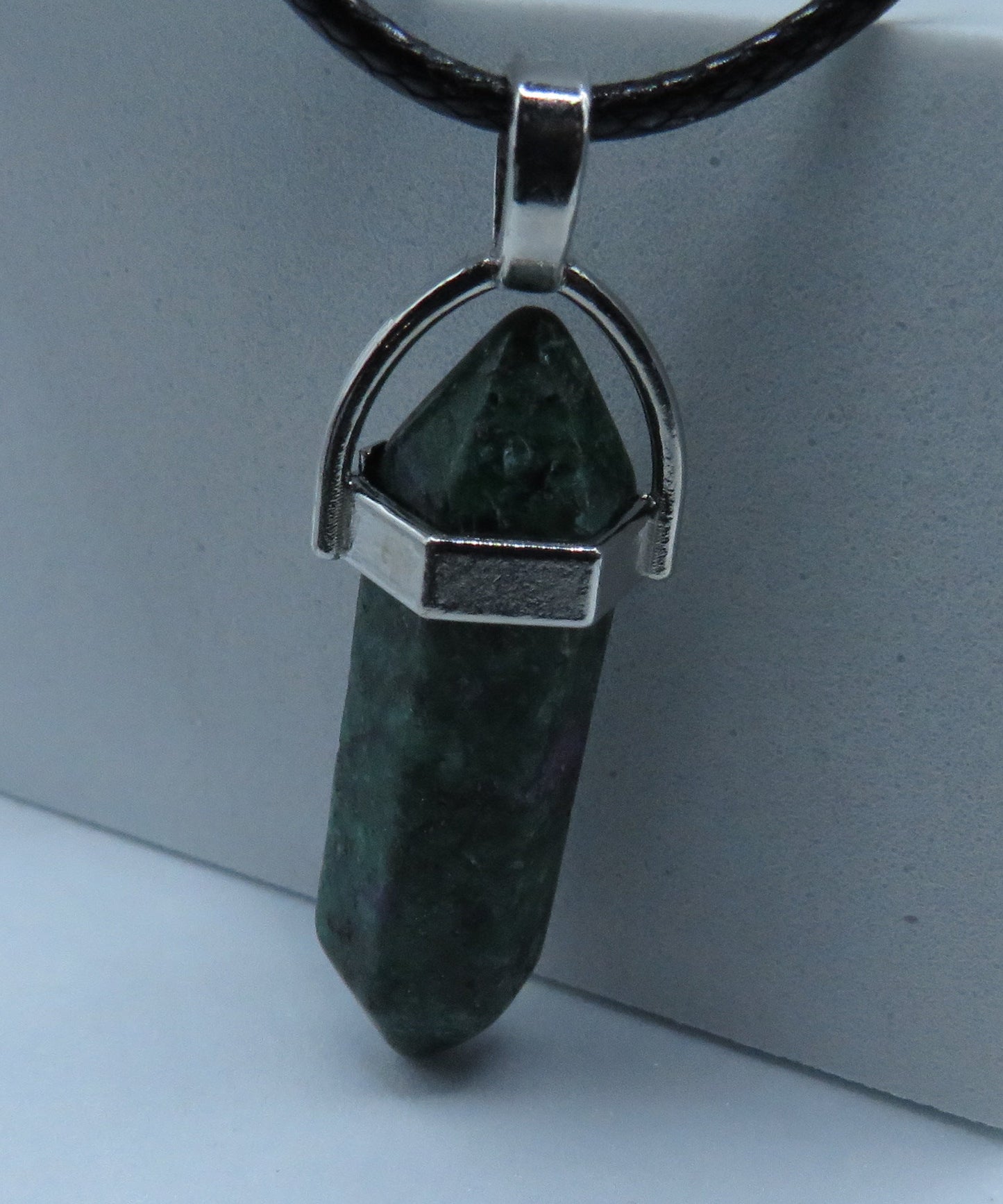 Moss Agate Necklace: Growth & Abundance