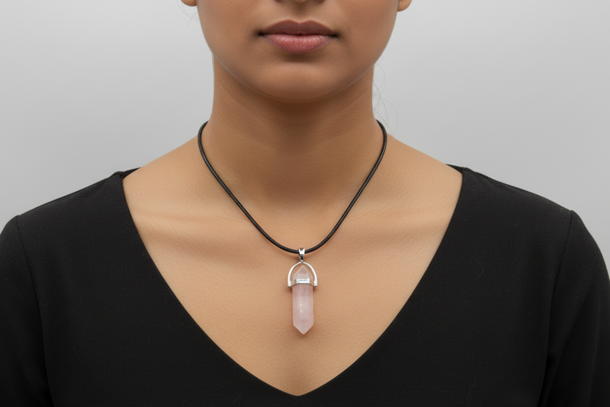 Rose Quartz Necklace: Unconditional Love