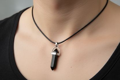 Black Tourmaline Necklace: Protection & Grounding