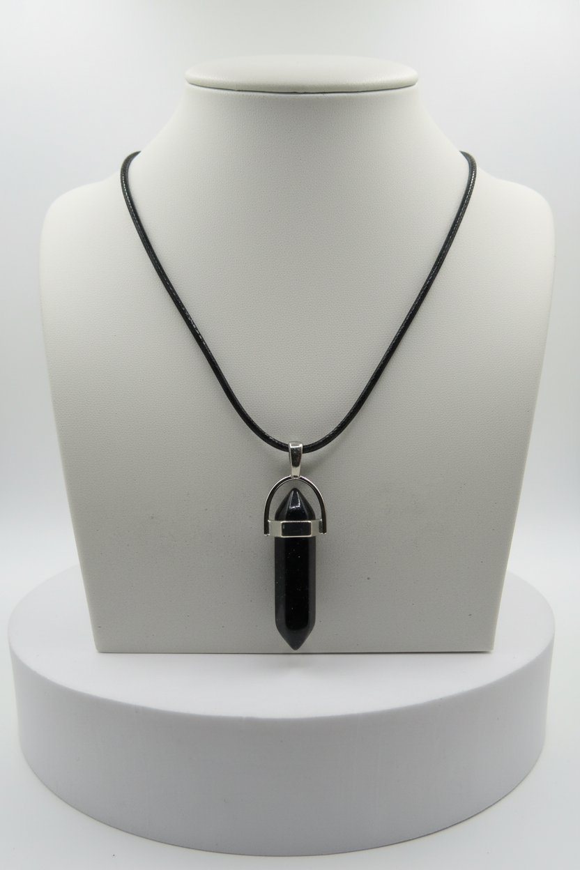 Black Tourmaline Necklace: Protection & Grounding