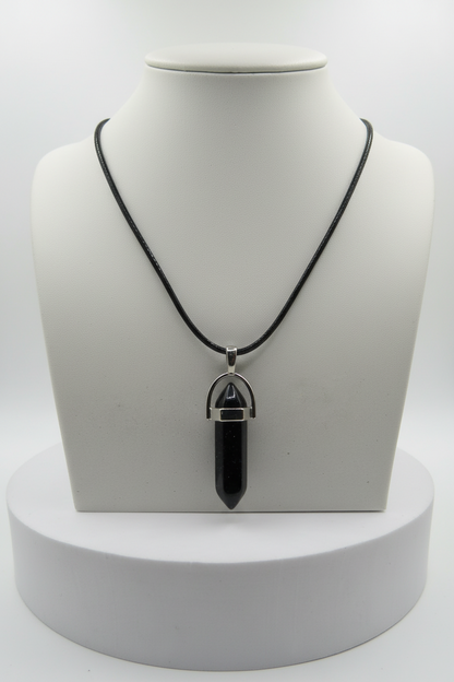 Black Tourmaline Necklace: Protection & Grounding