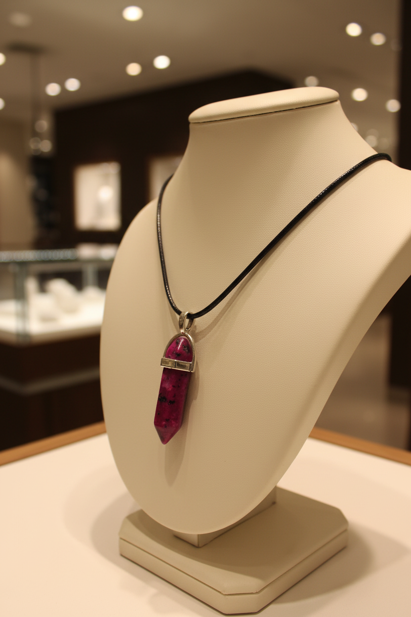 Ruby-Zoisite Necklace: Rebirth and Vitality