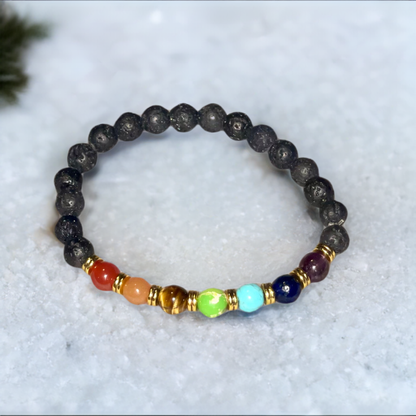 7 Chakra Stretch Bracelet