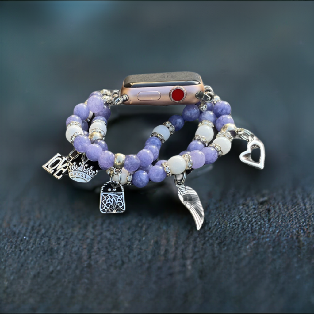 Agate Apple Watch Band (Grape Agate)