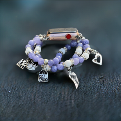 Agate Apple Watch Band (Grape Agate)