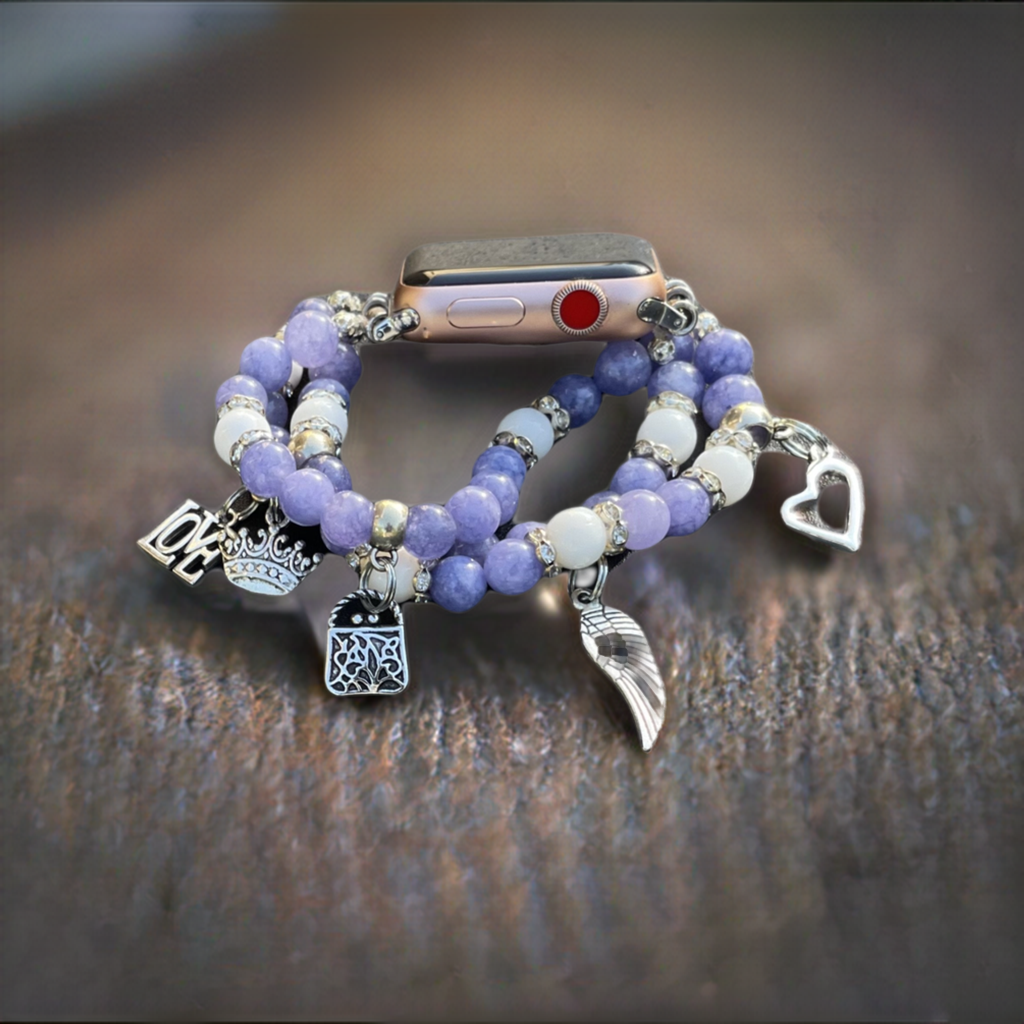 Agate Apple Watch Band (Grape Agate)
