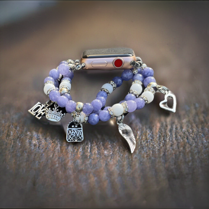 Agate Apple Watch Band (Grape Agate)