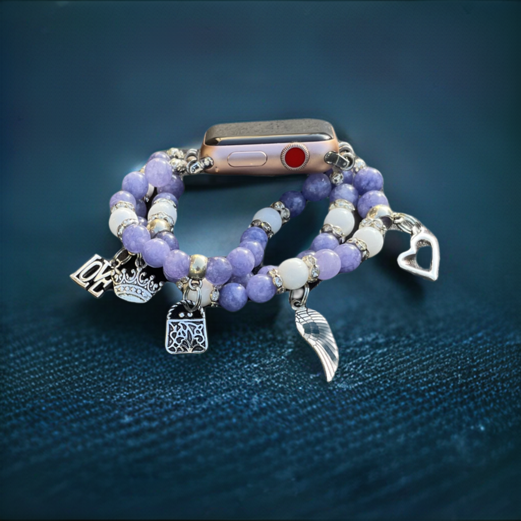 Agate Apple Watch Band (Grape Agate)