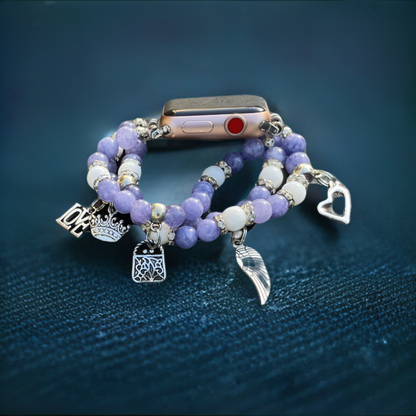 Agate Apple Watch Band (Grape Agate)