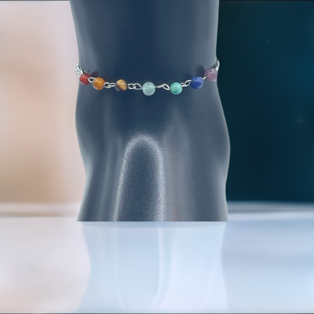 7 Chakra Anklet