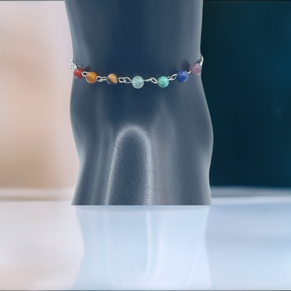 7 Chakra Anklet