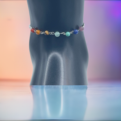7 Chakra Anklet
