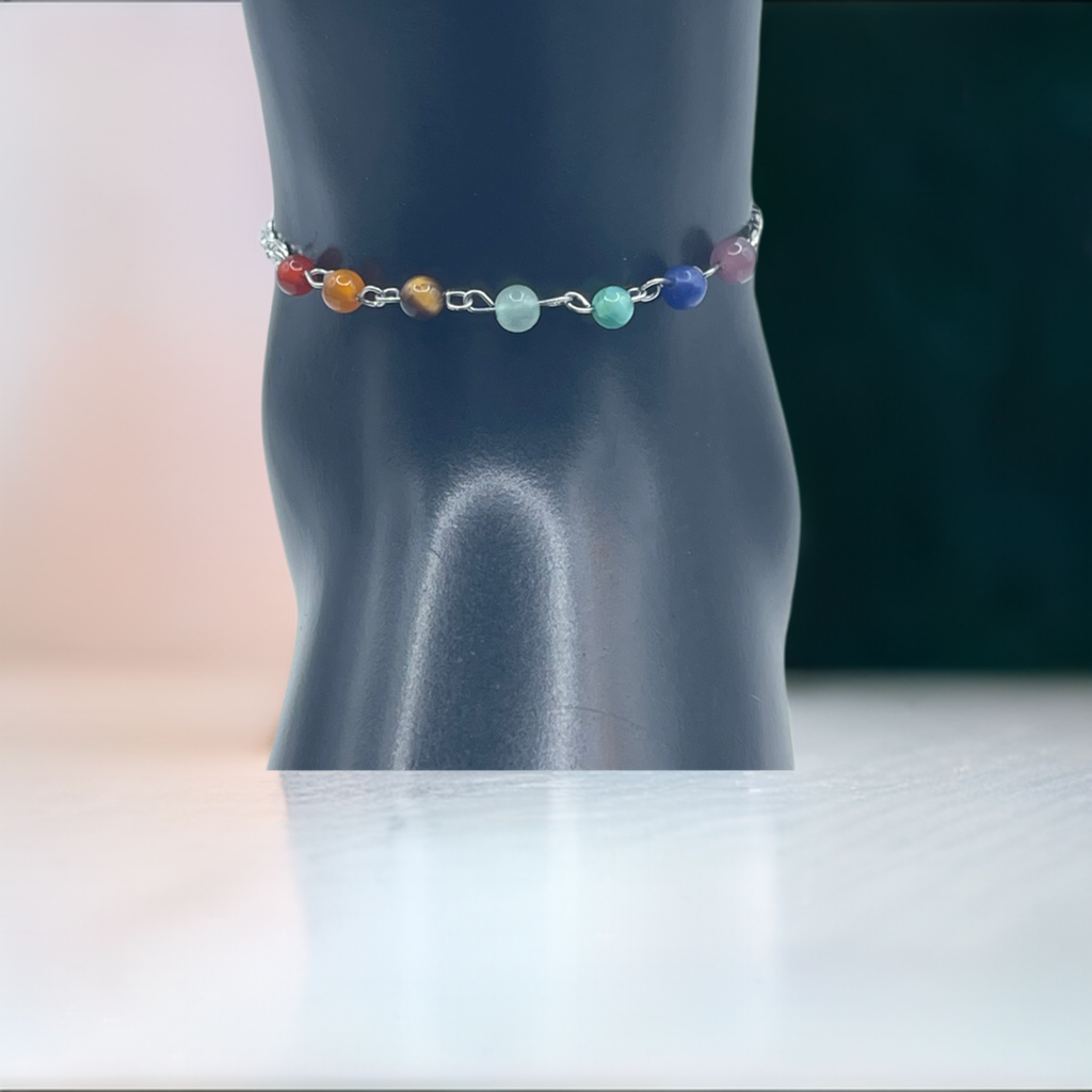 7 Chakra Anklet