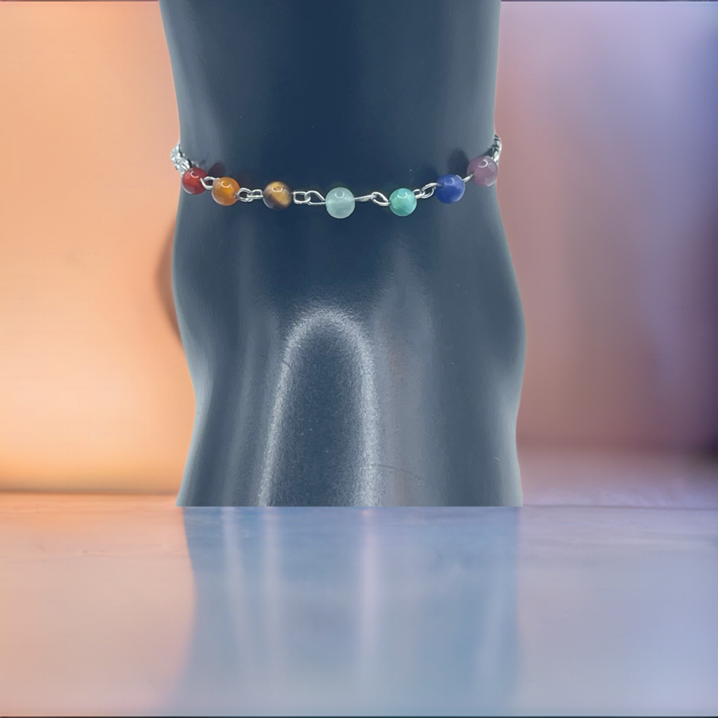 7 Chakra Anklet
