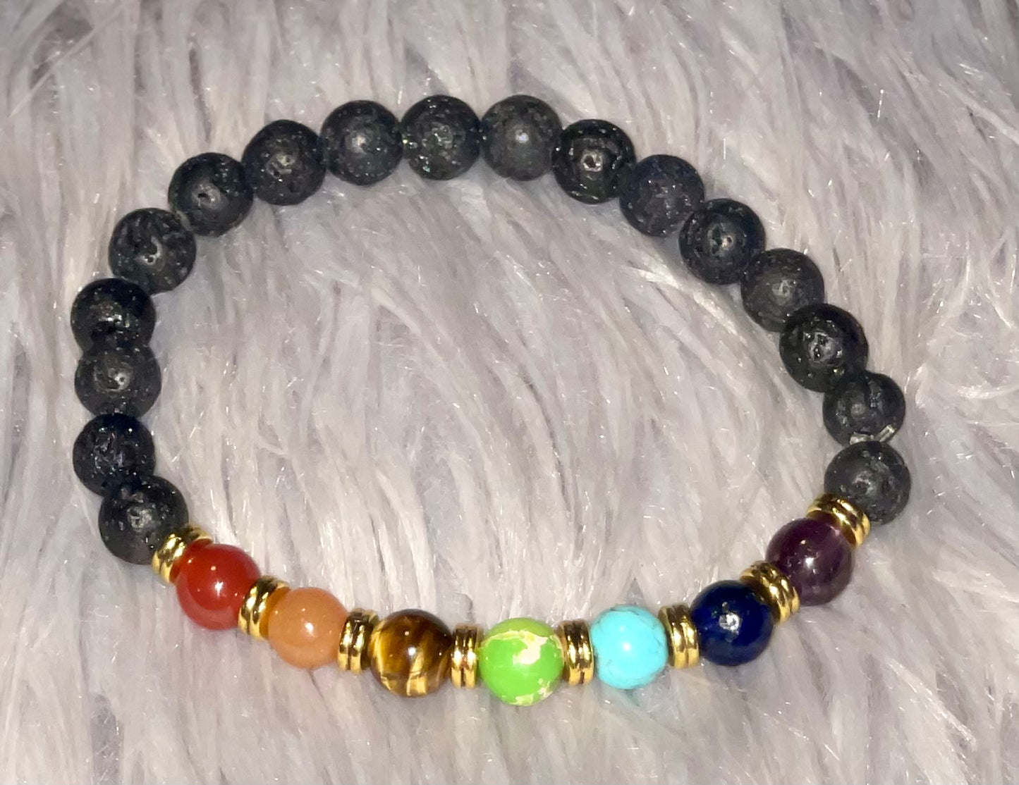 7 Chakra Stretch Bracelet