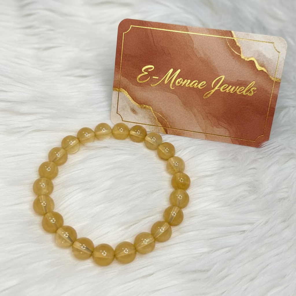 Yellow Aventurine Bracelet: 8mm Confidence & Power