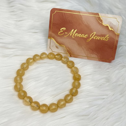 Yellow Aventurine Bracelet: 8mm Confidence & Power