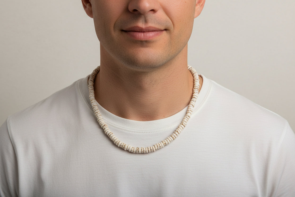 Ancient Abundance: Natural Cowrie Shell Prosperity Necklace