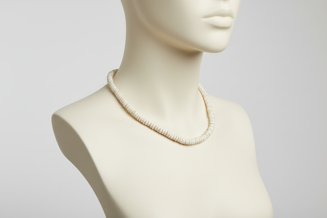 Ancient Abundance: Natural Cowrie Shell Prosperity Necklace