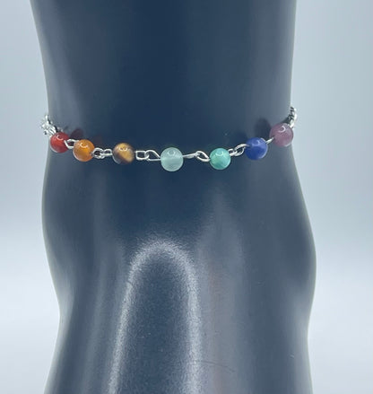 7 Chakra Anklet