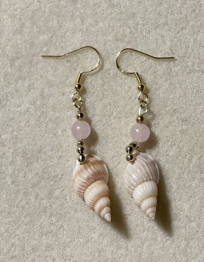 Abalone and Rose Quartz - E-monaejewels "LLC"