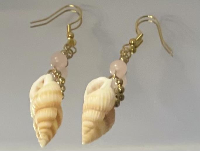 Abalone and Rose Quartz - E-monaejewels "LLC"