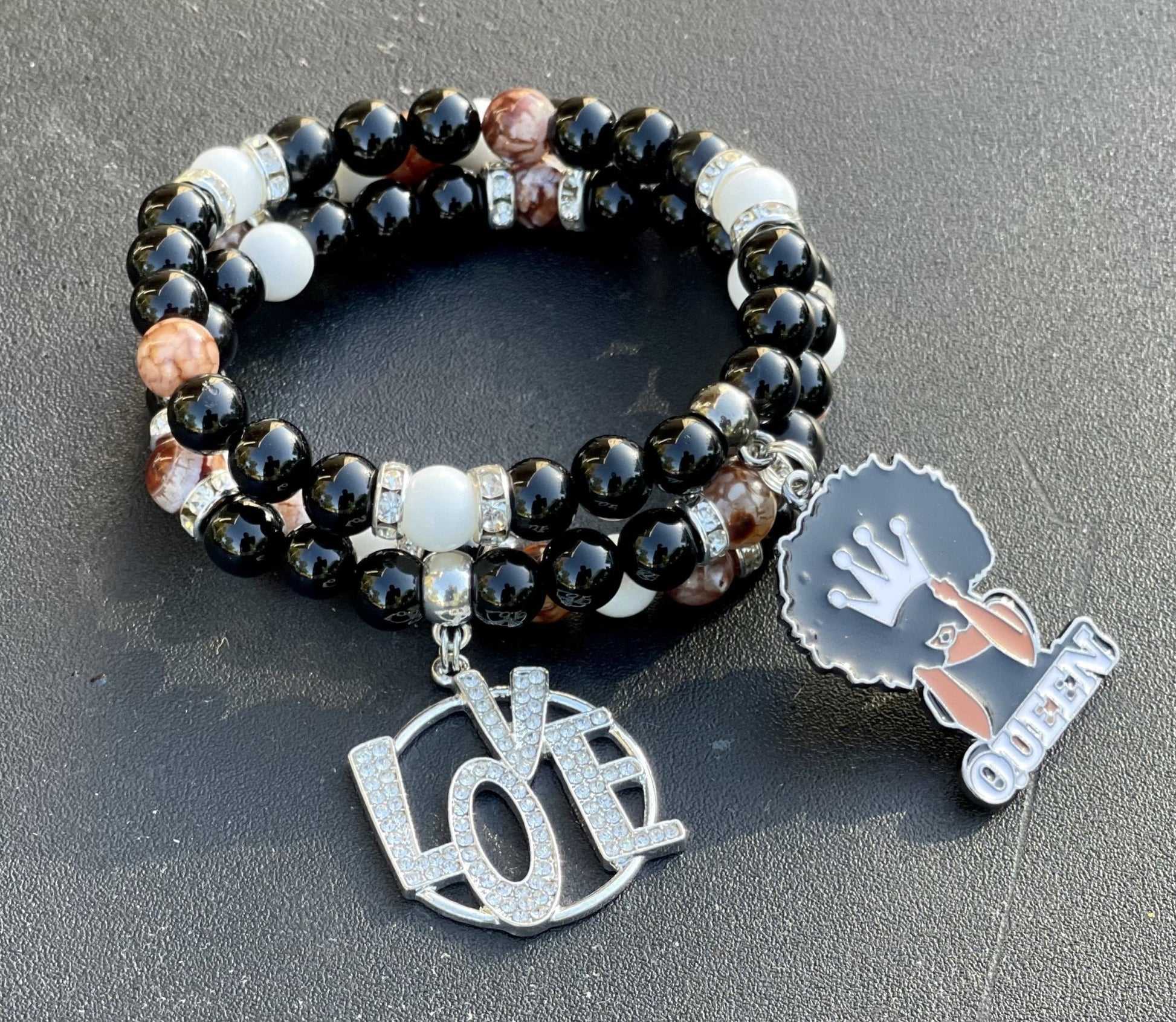 Brown Dragon Vein Agate - E-monaejewels "LLC"