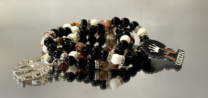 Brown Dragon Vein Agate - E-monaejewels "LLC"