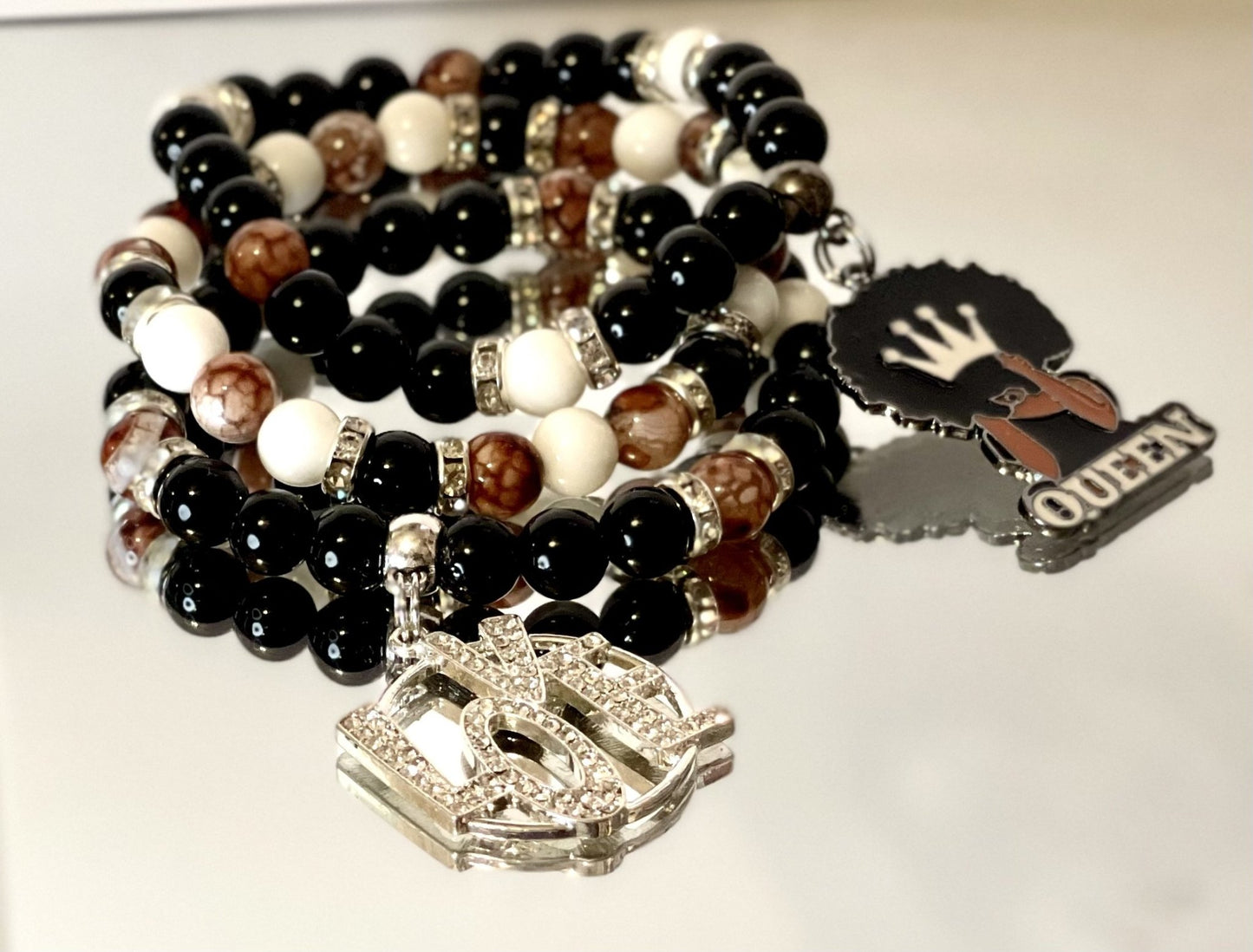 Brown Dragon Vein Agate - E-monaejewels "LLC"