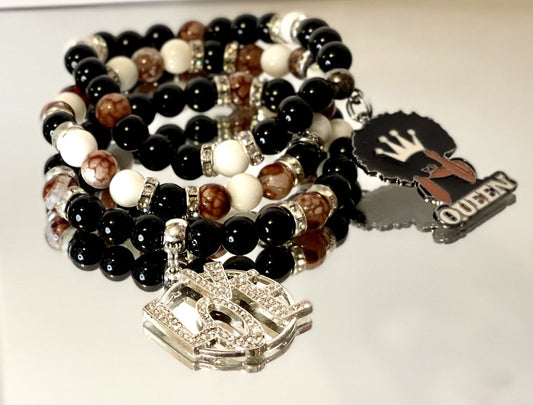 Brown Dragon Vein Agate - E-monaejewels "LLC"